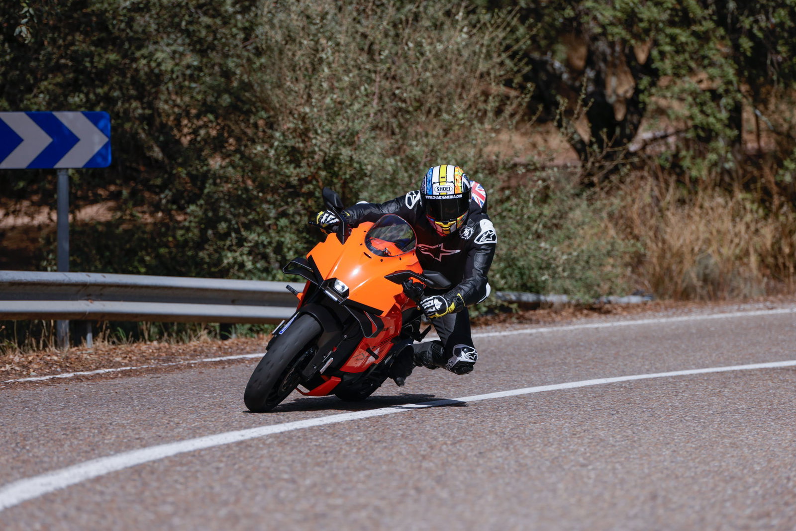The KTM 990 RC R - road