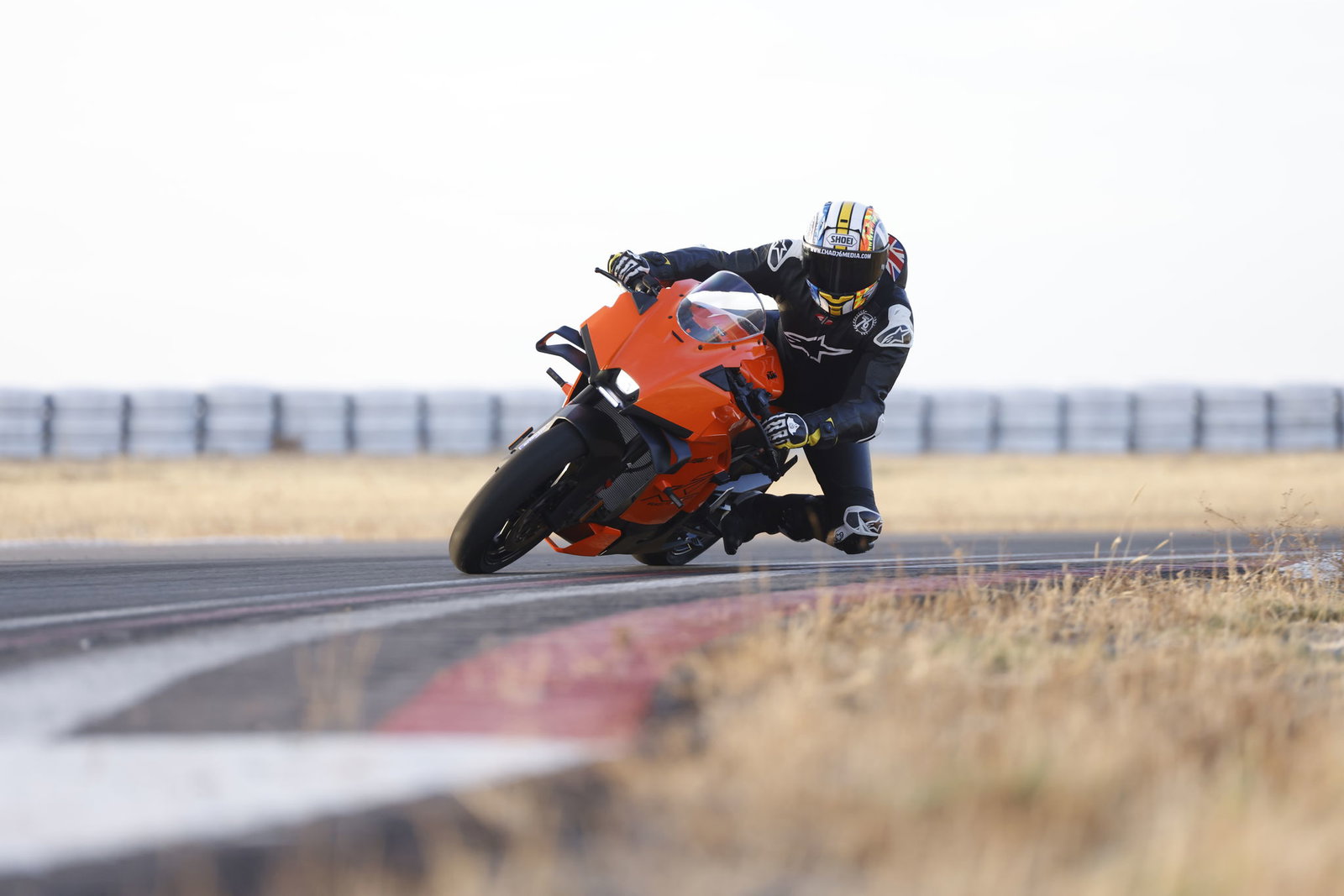 The KTM 990 RC R - track