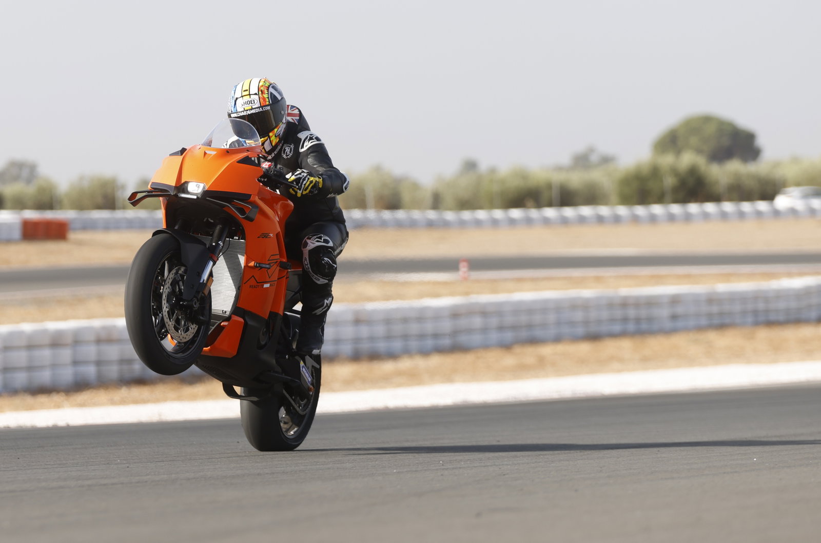 The KTM 990 RC R - wheelie