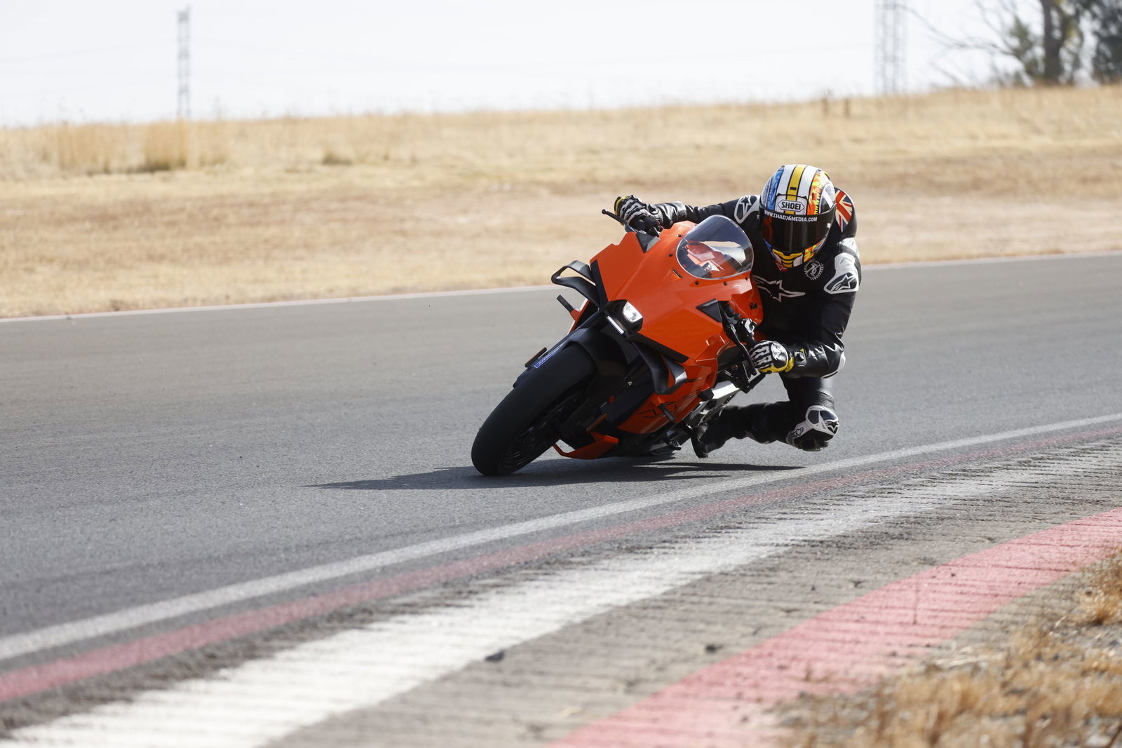 The KTM 990 RC R - track