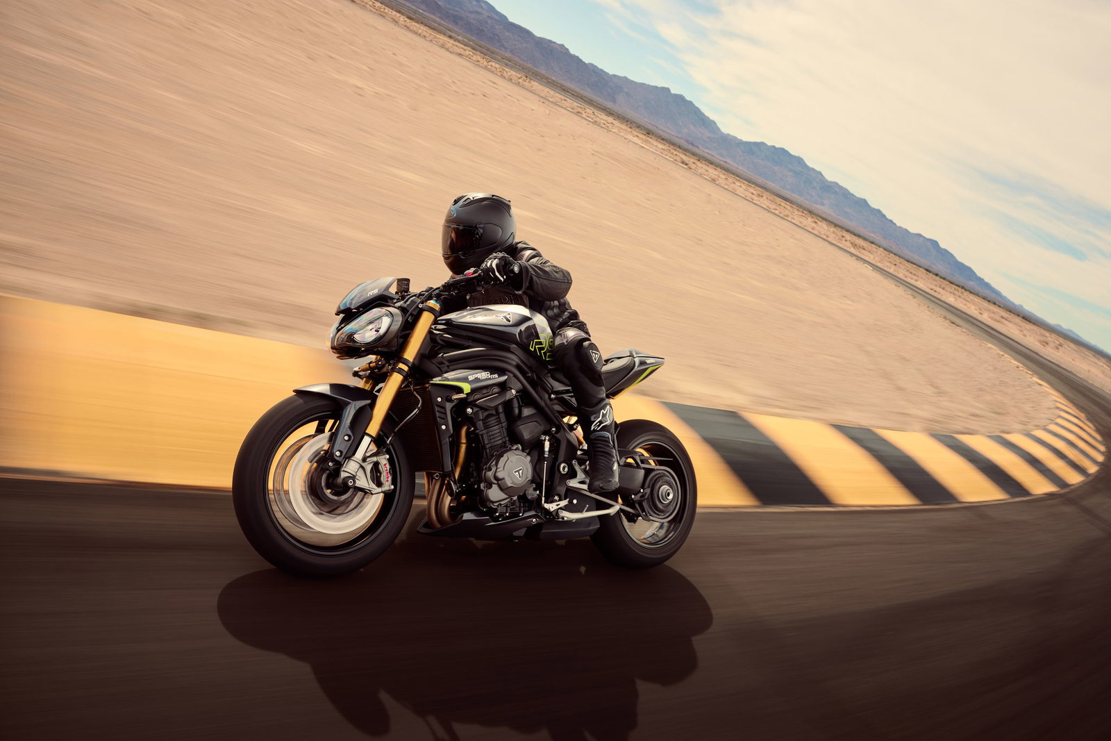 Triumph's Speed Triple 1200 RS in action