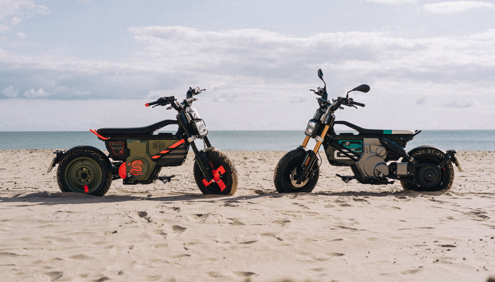 The Deus Lodge edition (L) and the standard CE 02 (R)