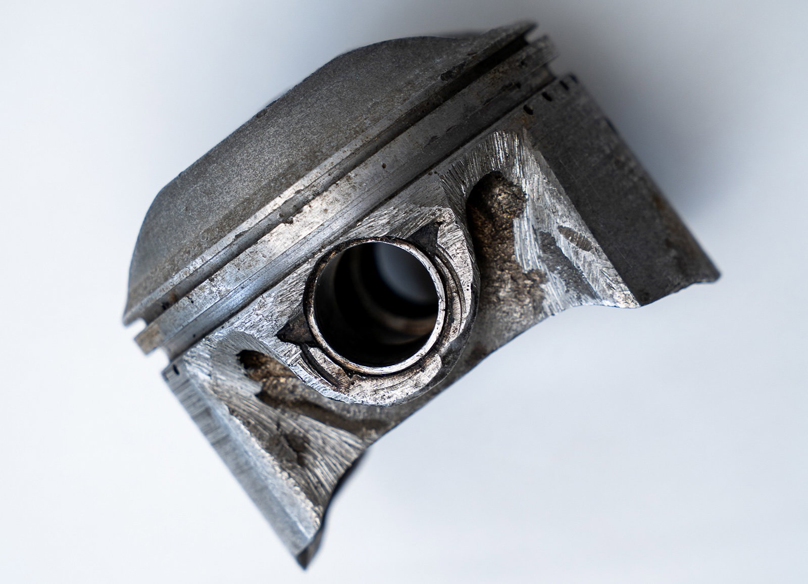A piston cast by Burt Munro
