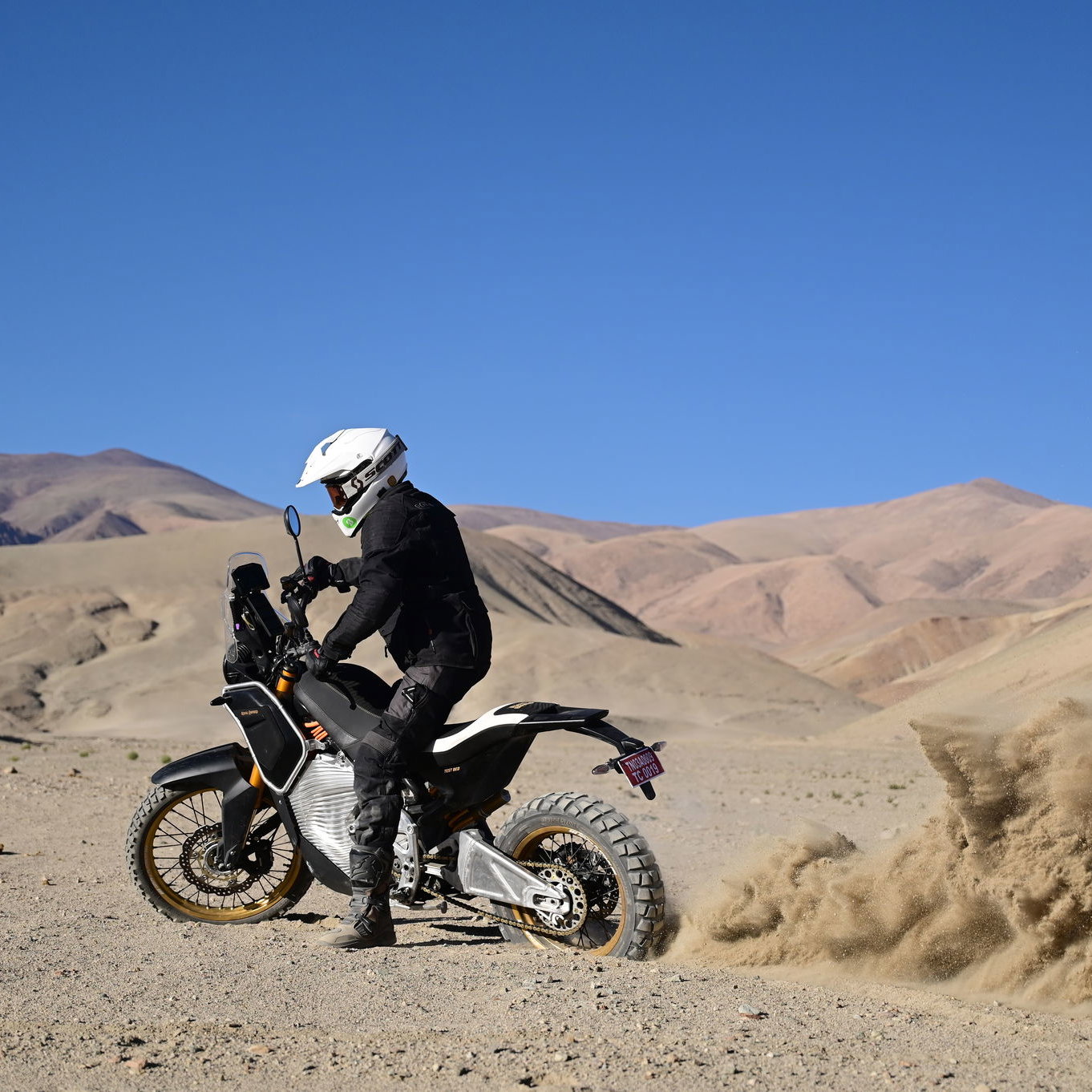 The Royal Enfield Electric Himalayan Testbed