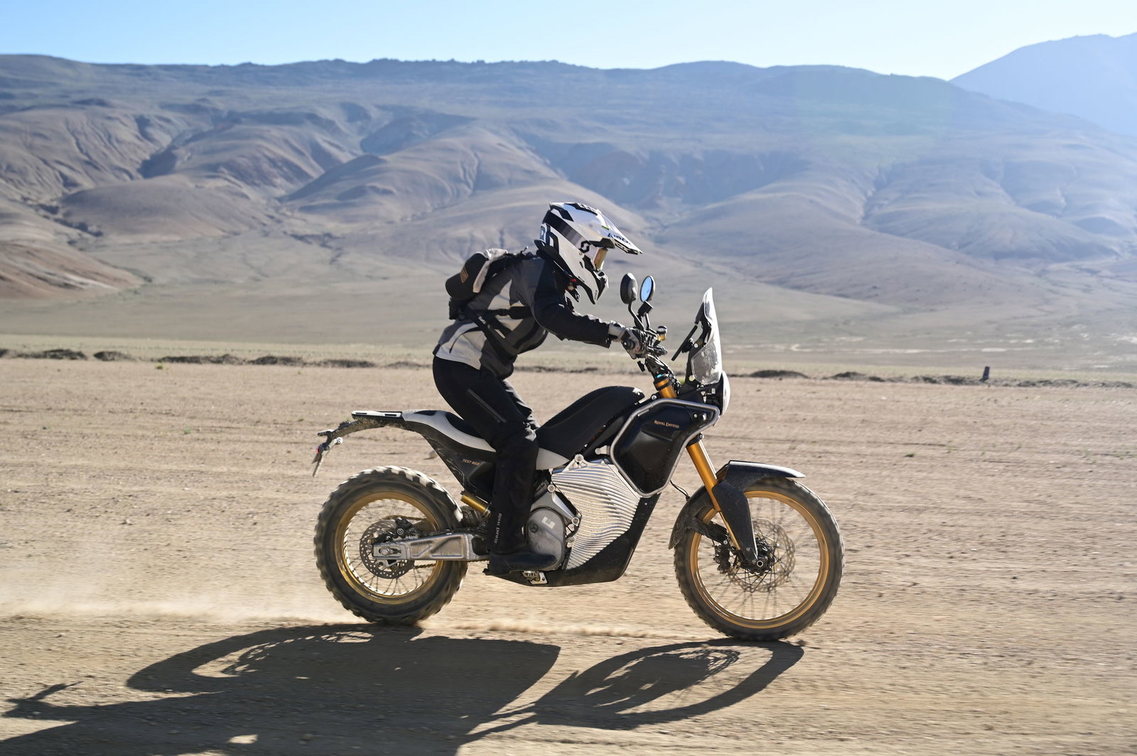 The Royal Enfield Electric Himalayan Testbed