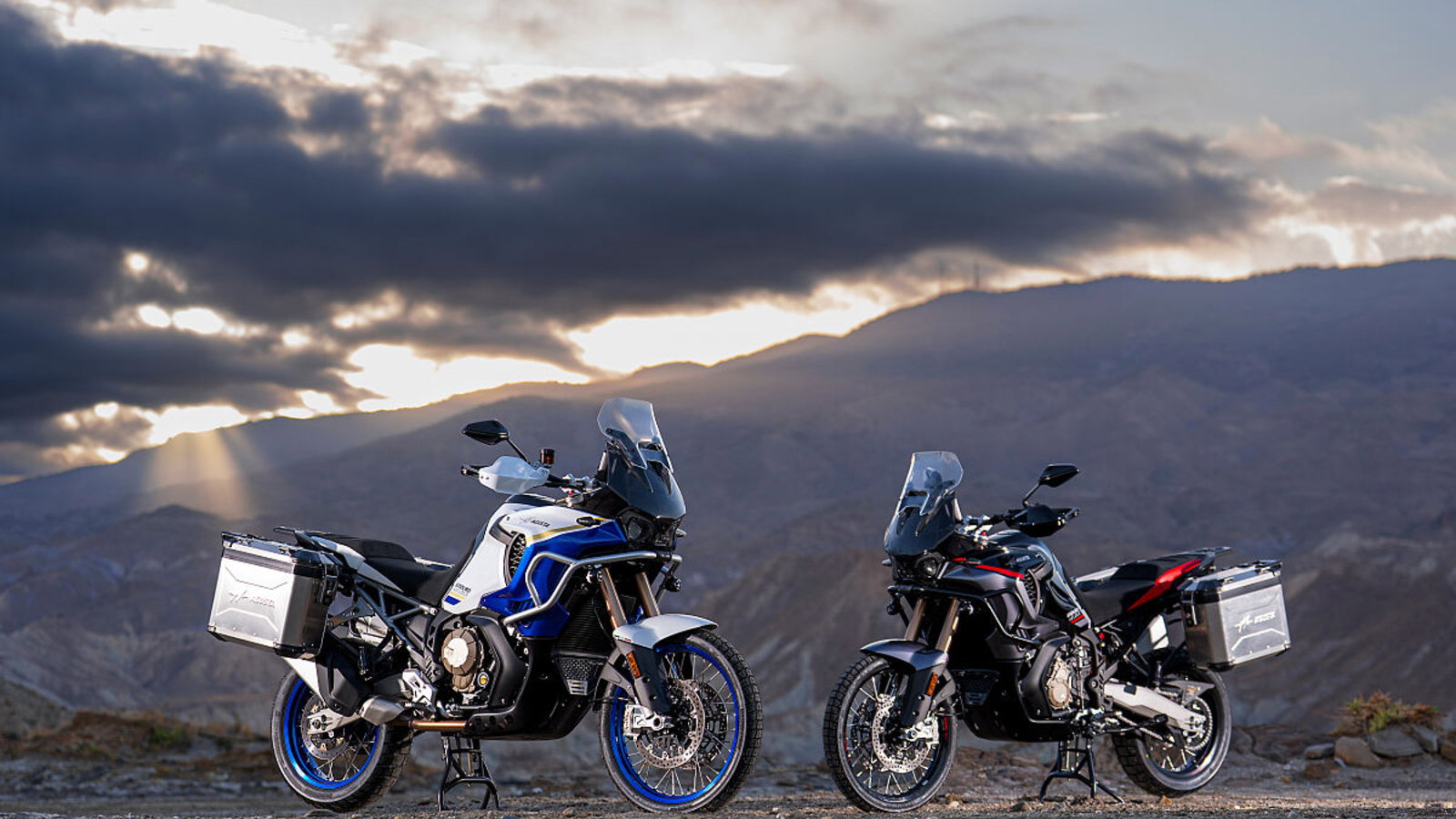 MV Agusta's new Enduro Veloce parked off road