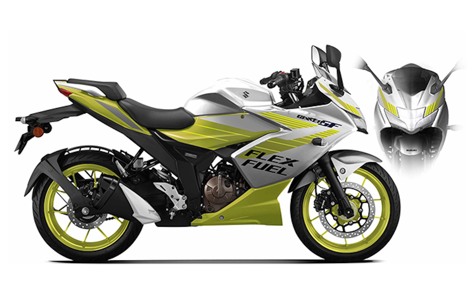 The Suzuki Gixxer SF 250 FFV (Flex Fuel Version)