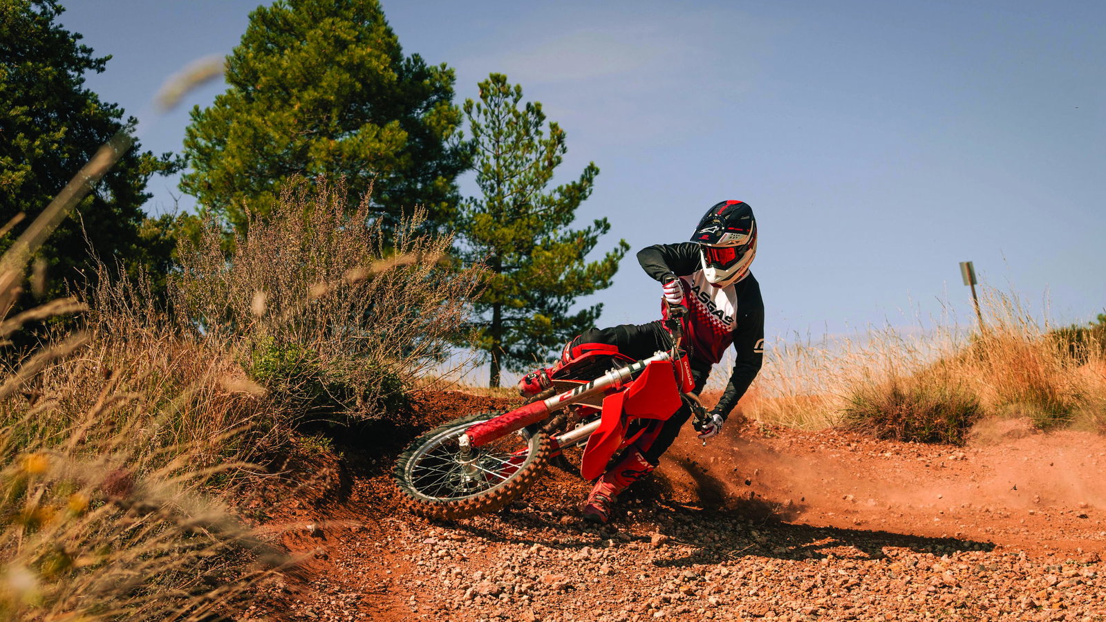 GasGas's new functional clothing being tested off-road