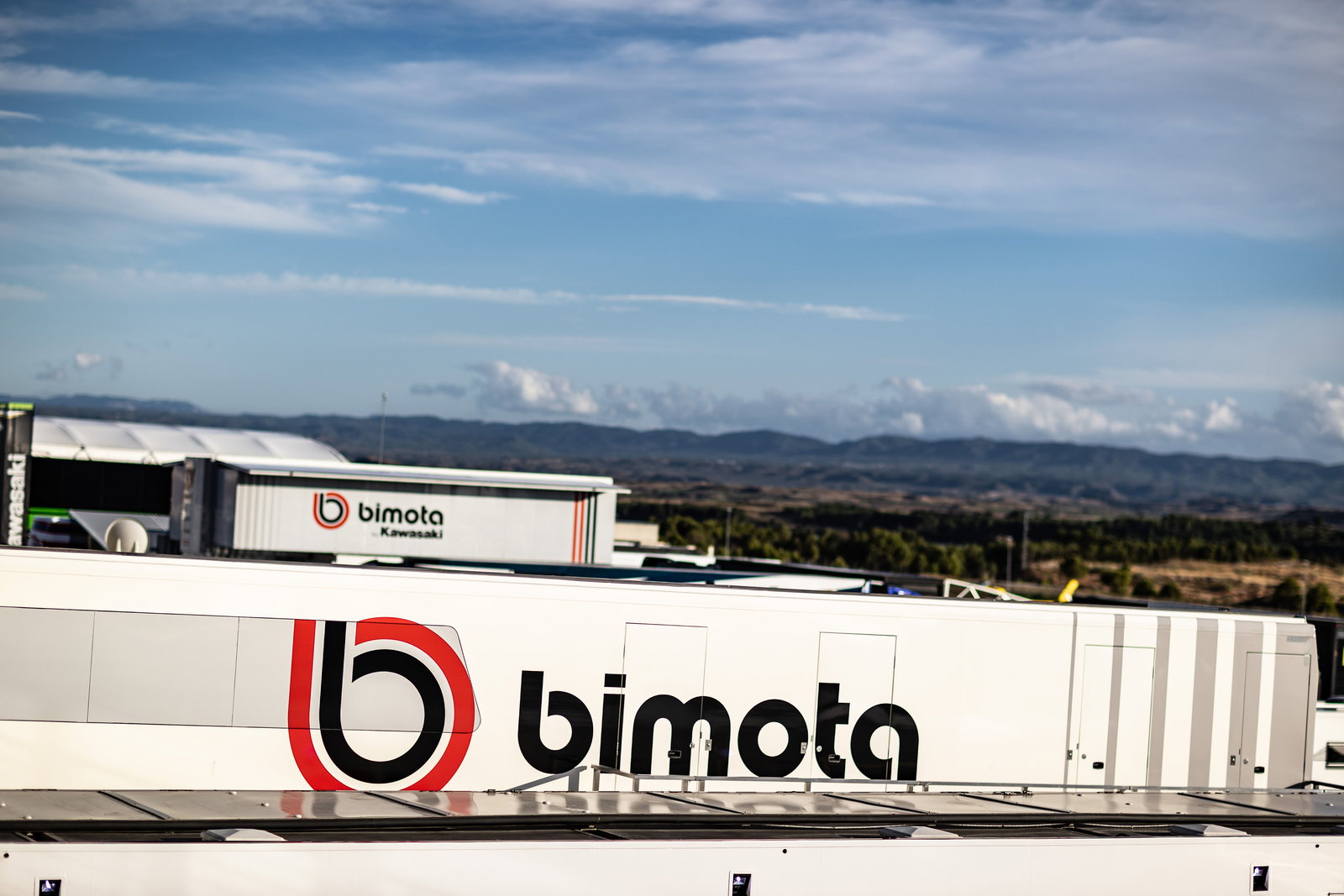 Bimota logo at a World Superbike event. Photo credit - Gold and Goose