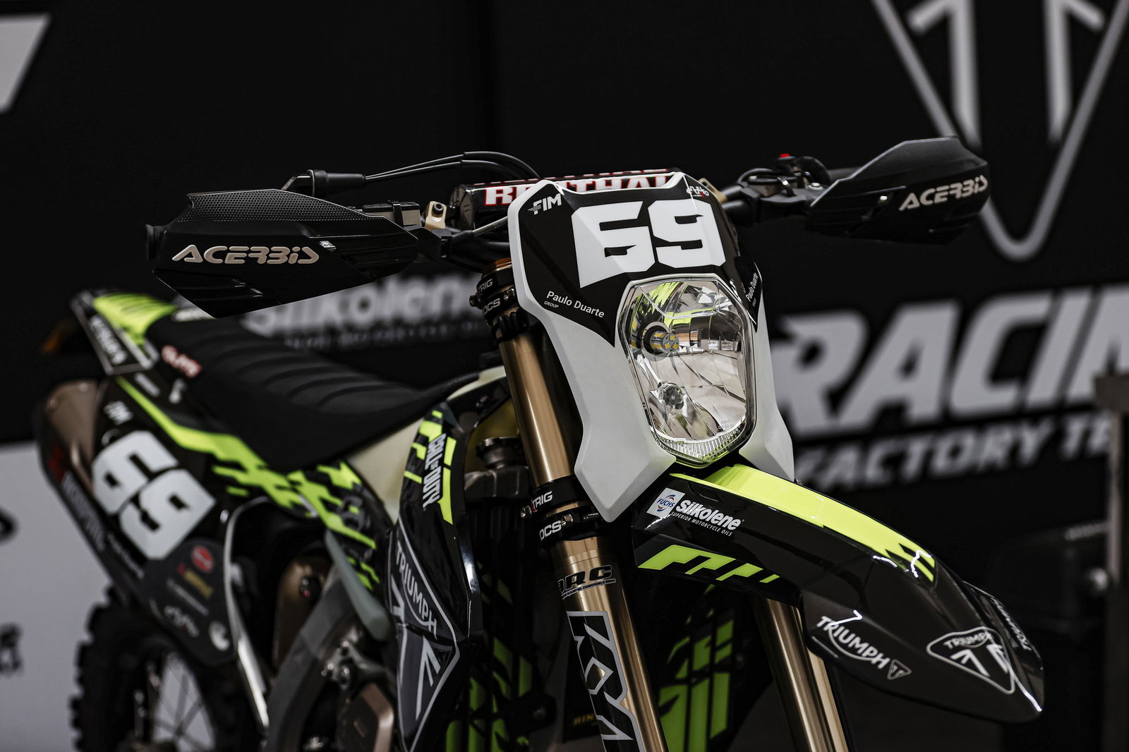 Mikael Persson's Triumph TF 250-E motorcycle