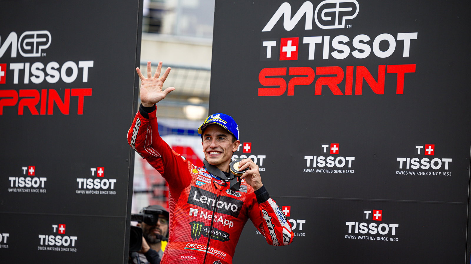 Marc Marquez at a MotoGP race