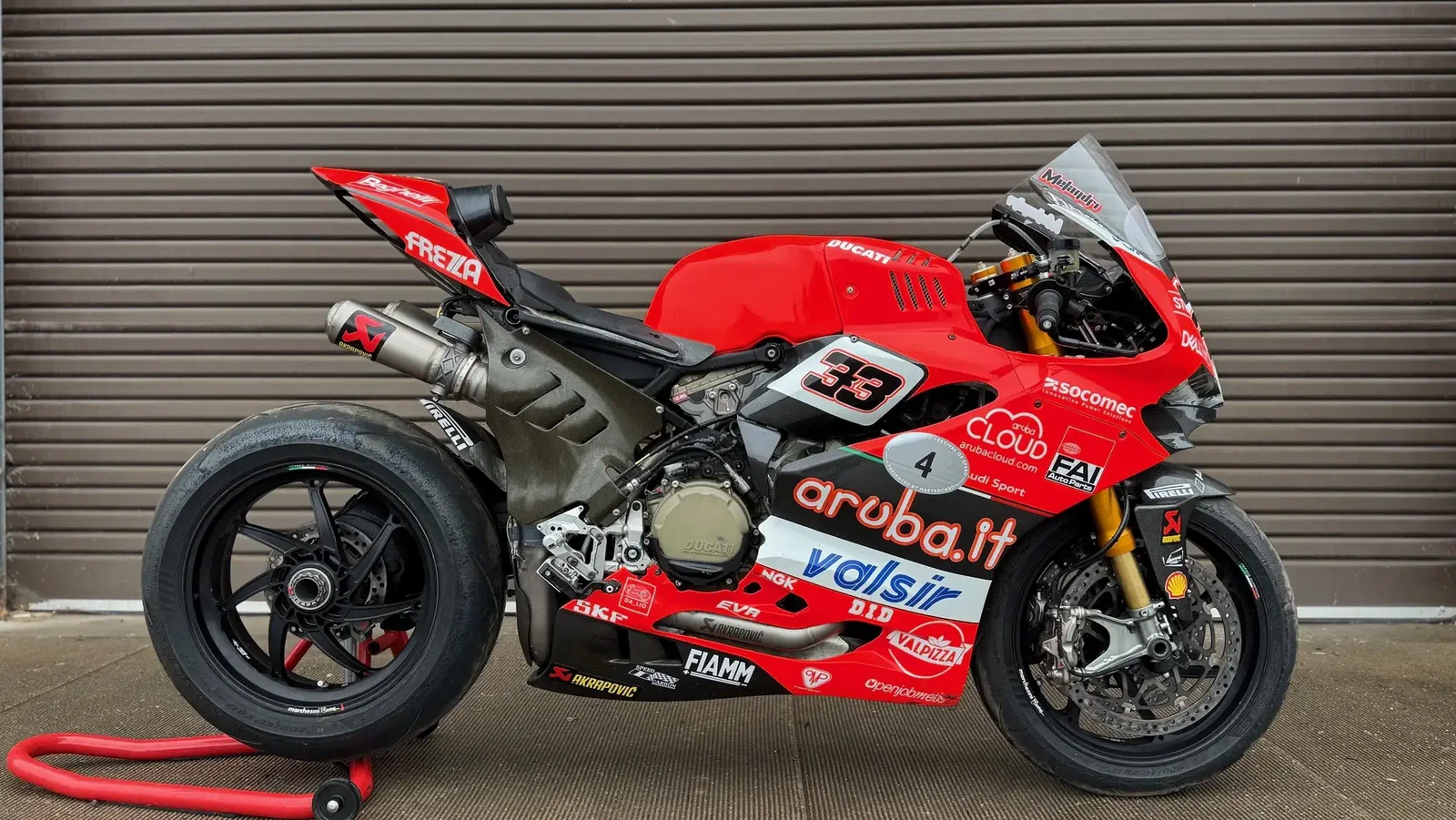 Marco Melandri Ducati Panigale V2. Photo credit - Iconic Auctioneers