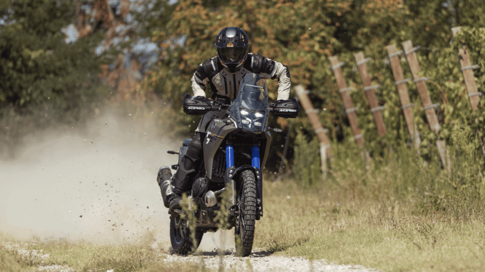 Acerbis Rally Pro jacket and trouser worn while riding