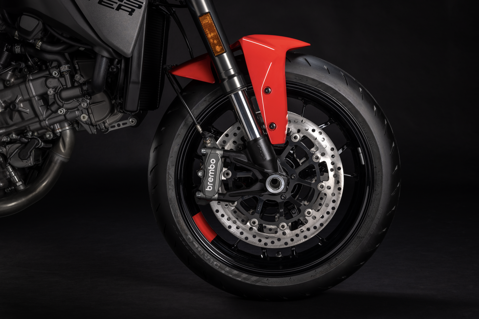 The braking system is from Brembo