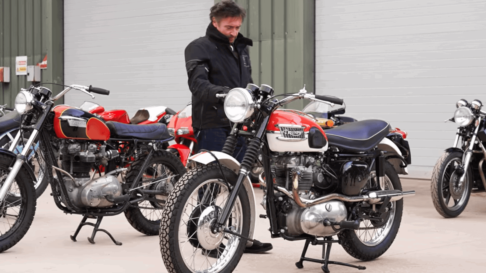 Richard Hammond and his motorcycle collection