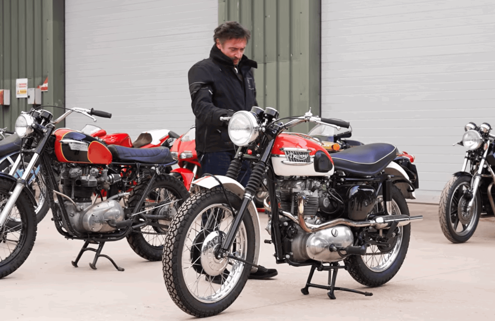 Richard Hammond and his motorcycle collection