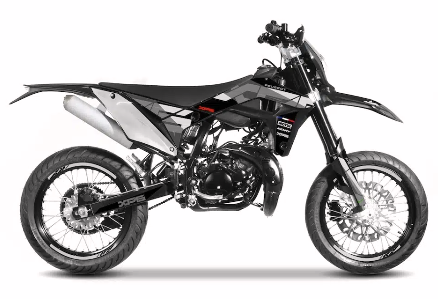 Peugeot XP6 50cc bike in black