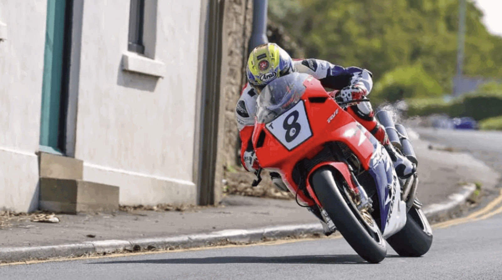 A race bike at the Classic TT