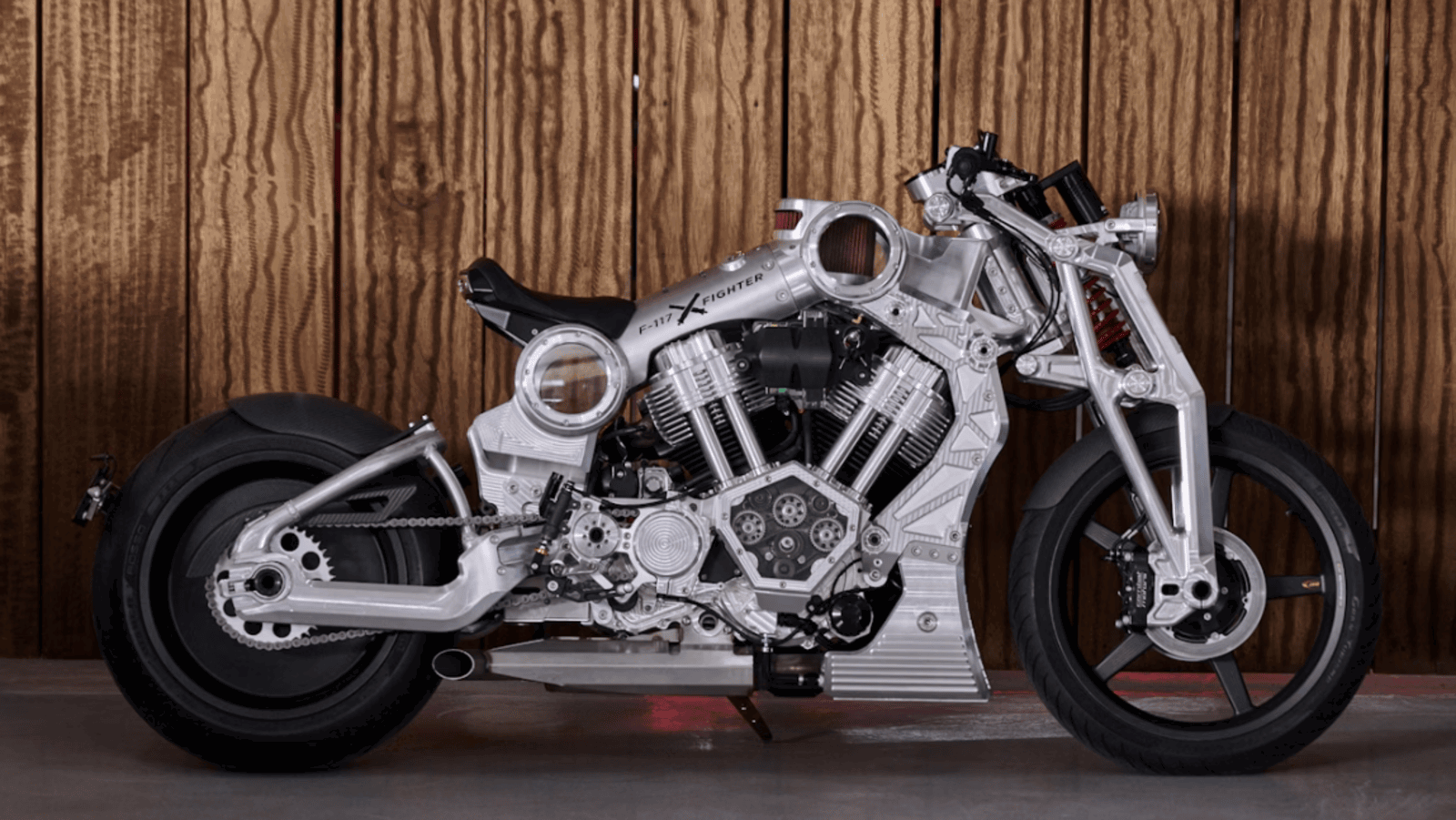 Combat Motors F-117 Fighter motorcycle for sale