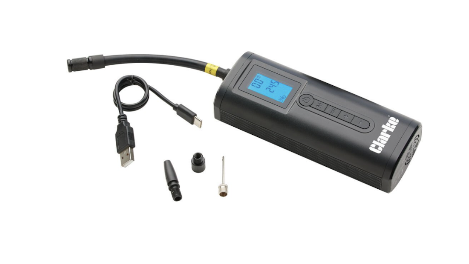 The Clarke RI150Li 7.4V Rechargeable Tyre Inflator & Powerbank