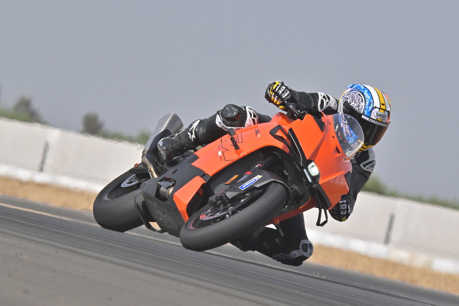 The KTM 990 RC R - track