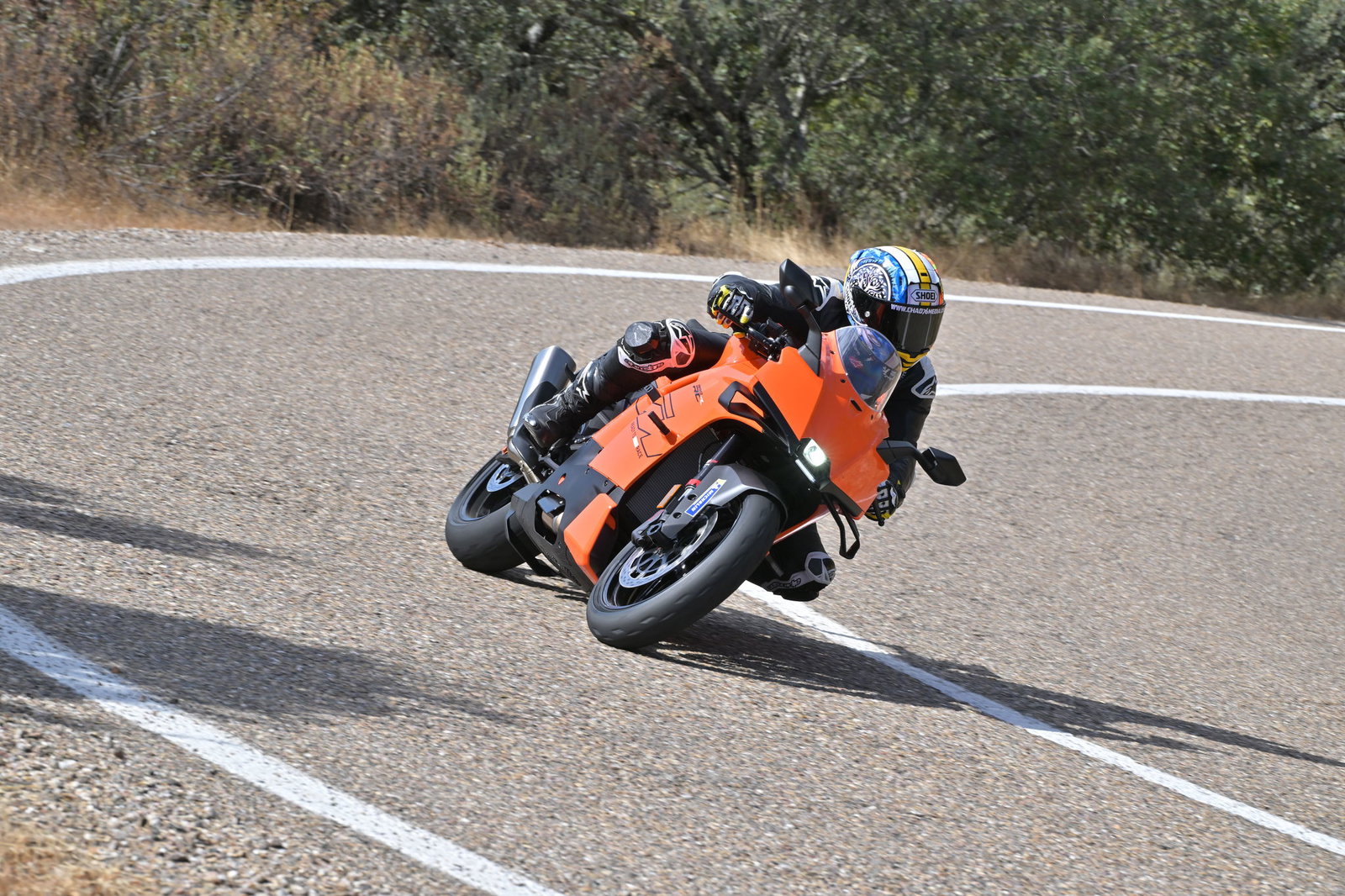 The KTM 990 RC R - road