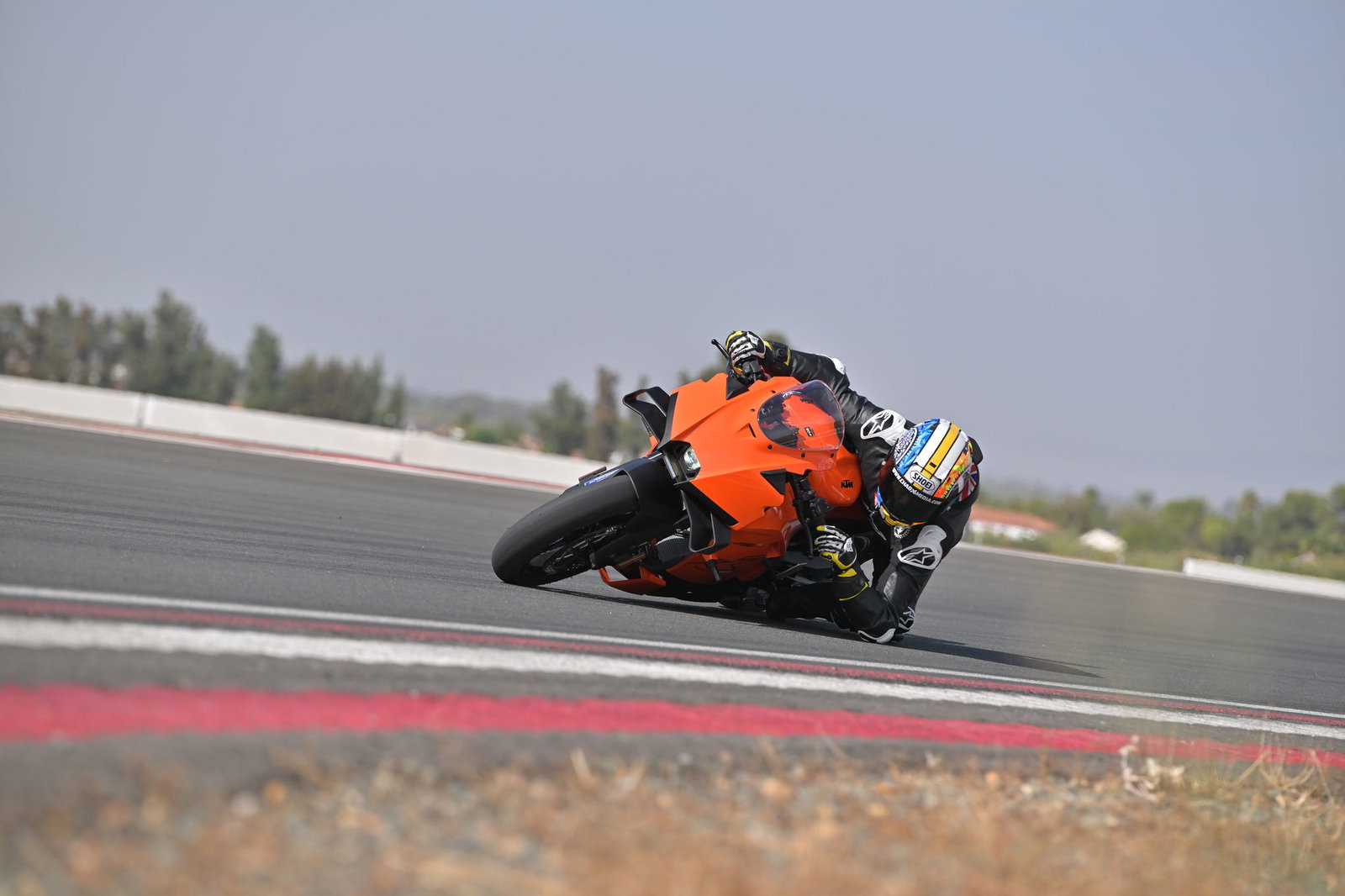 The KTM 990 RC R - track