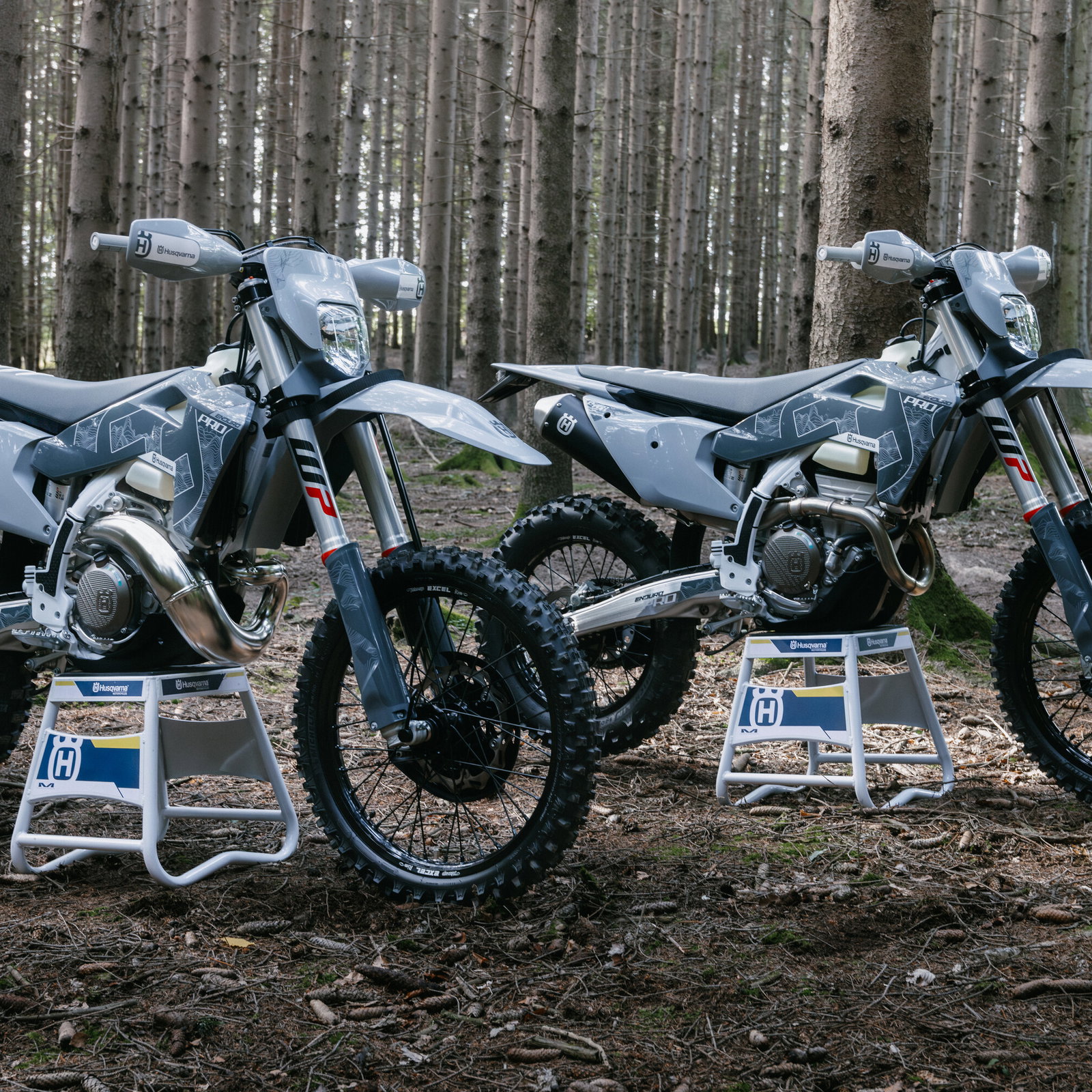 Husqvarna TE 300 and FE 350 Pro enduro bikes