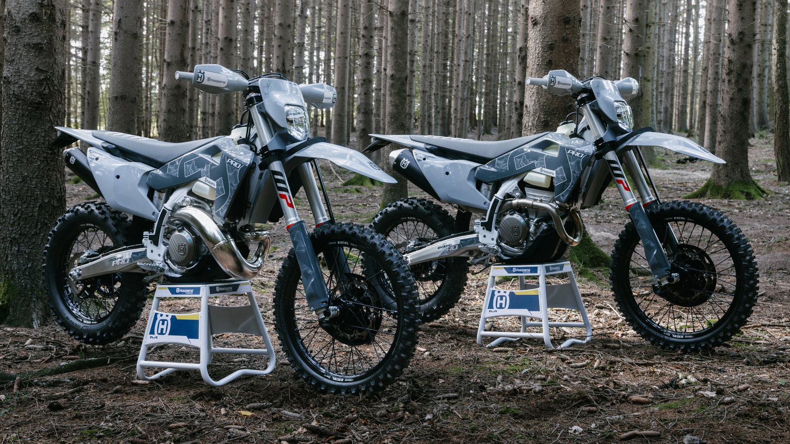 Husqvarna TE 300 and FE 350 Pro enduro bikes