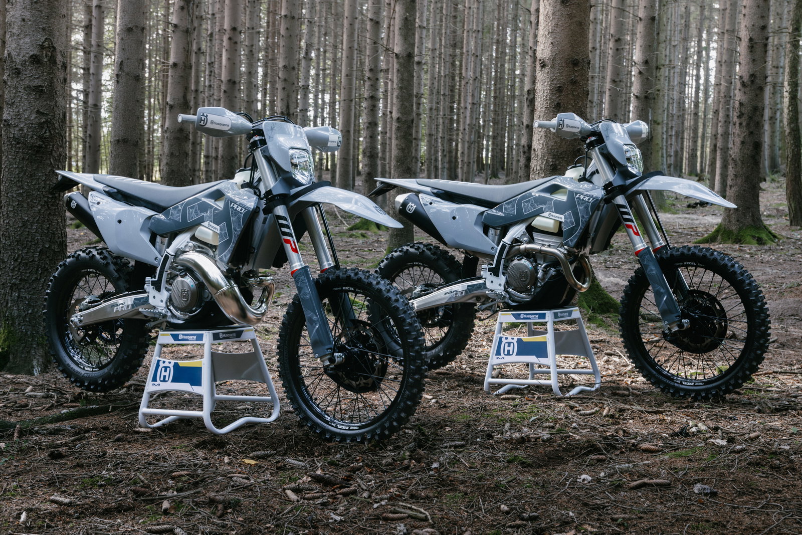 Husqvarna TE 300 and FE 350 Pro enduro bikes