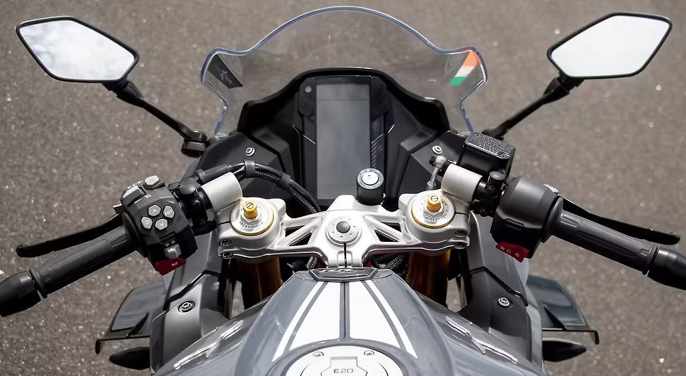 The cockpit boasts a full colour TFT