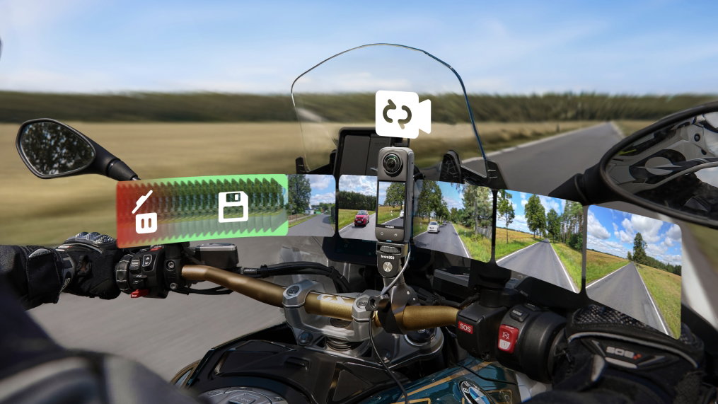 BMW Motorrad X4 dashcam footage