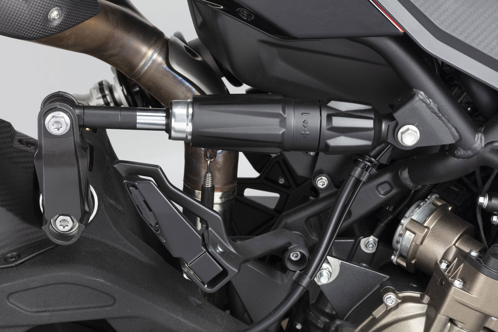 Italjet's ISAS system on the Dragster 459 Twin