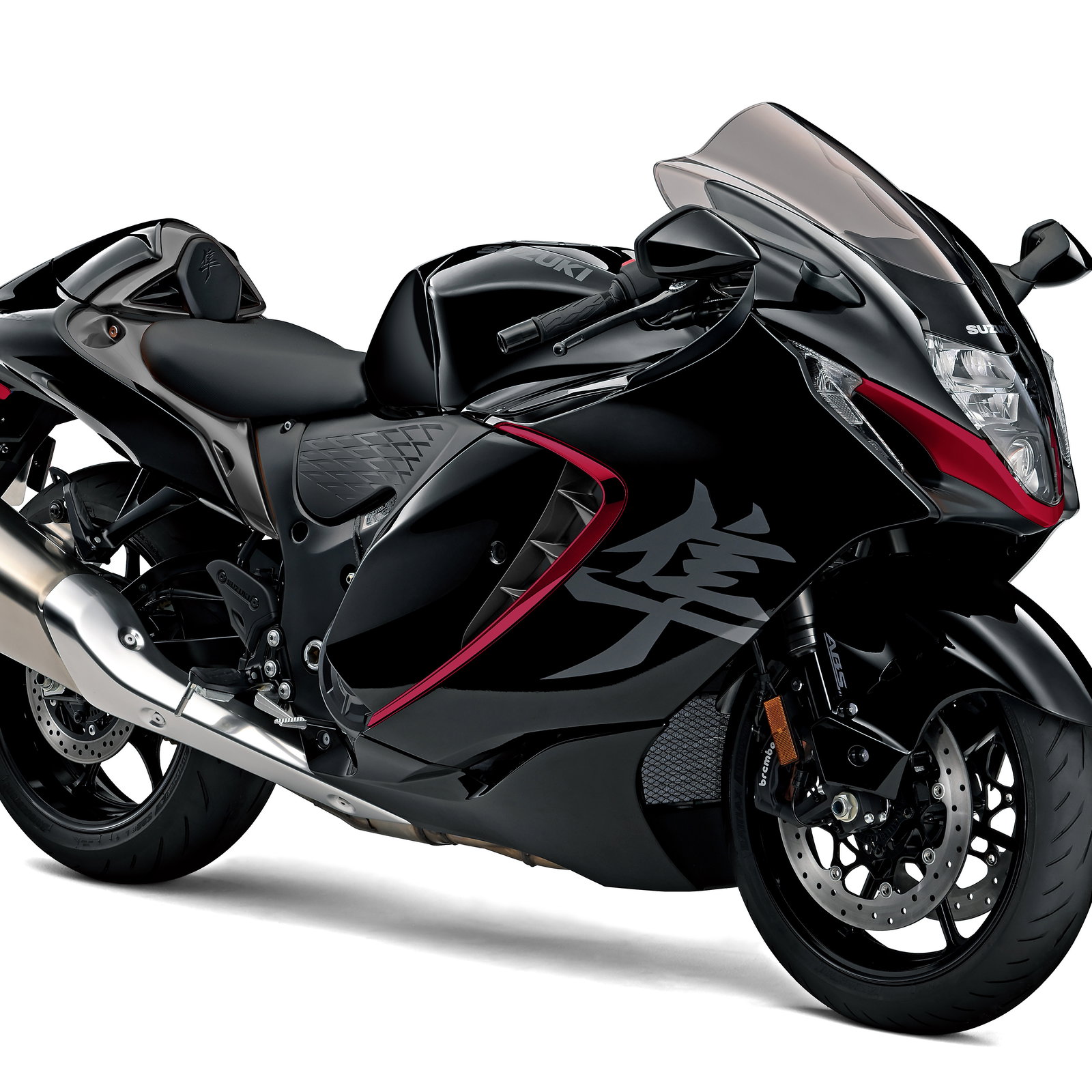 Suzuki Hayabusa in black and red