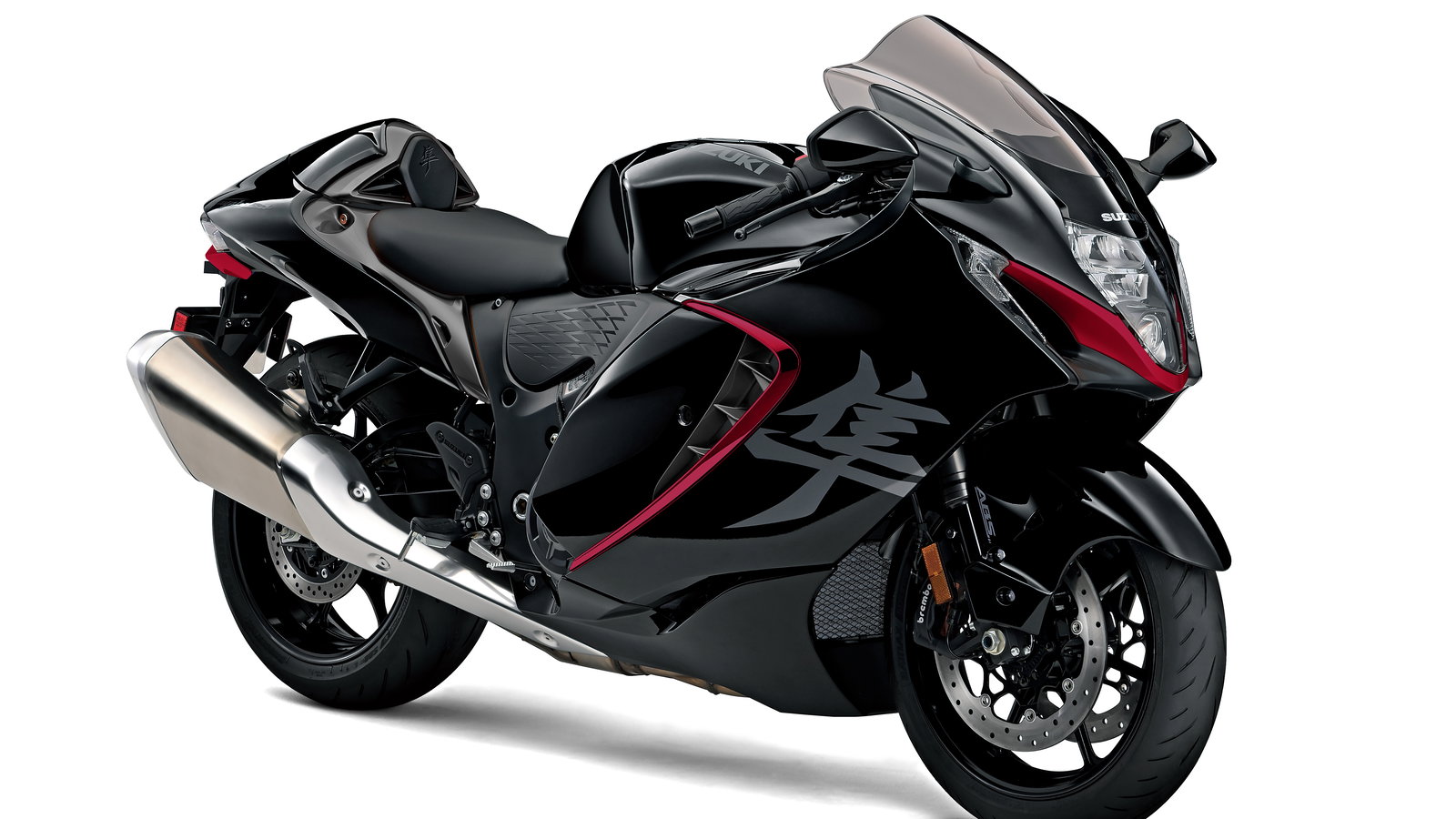 Suzuki Hayabusa in black and red