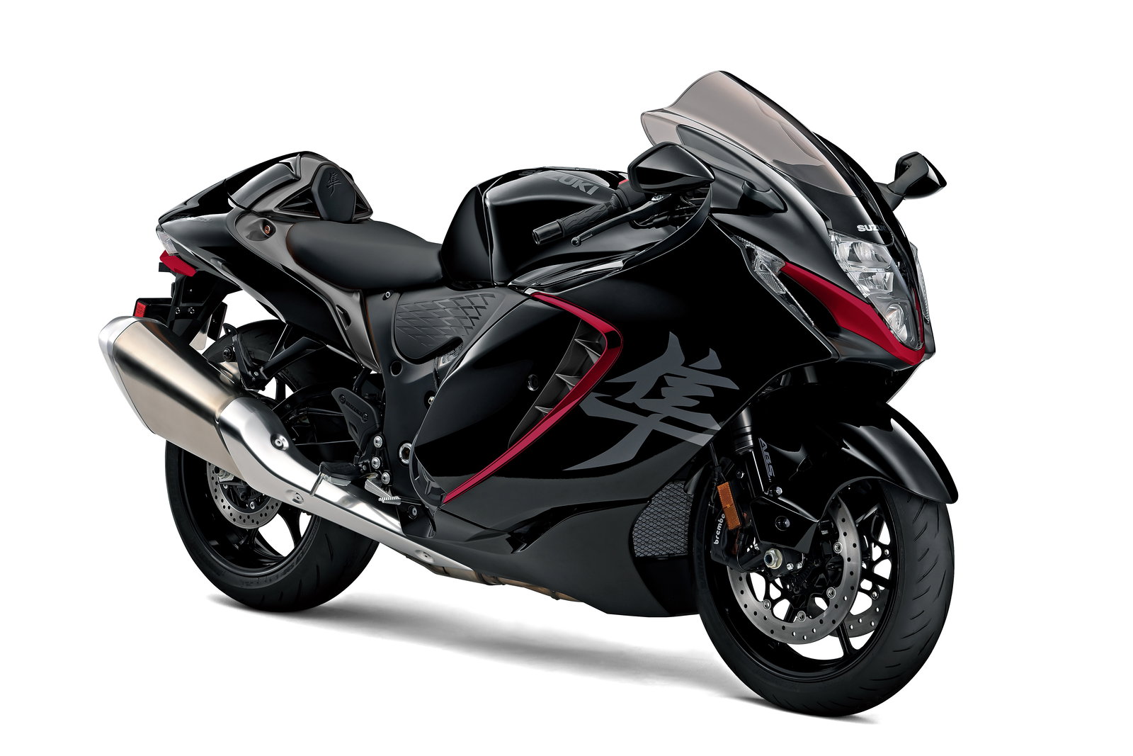 Suzuki Hayabusa in black and red