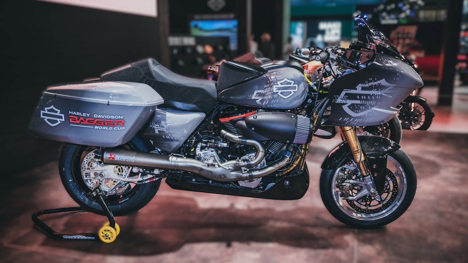 Harley-Davidson Road Glide Bagger World Cup prototype