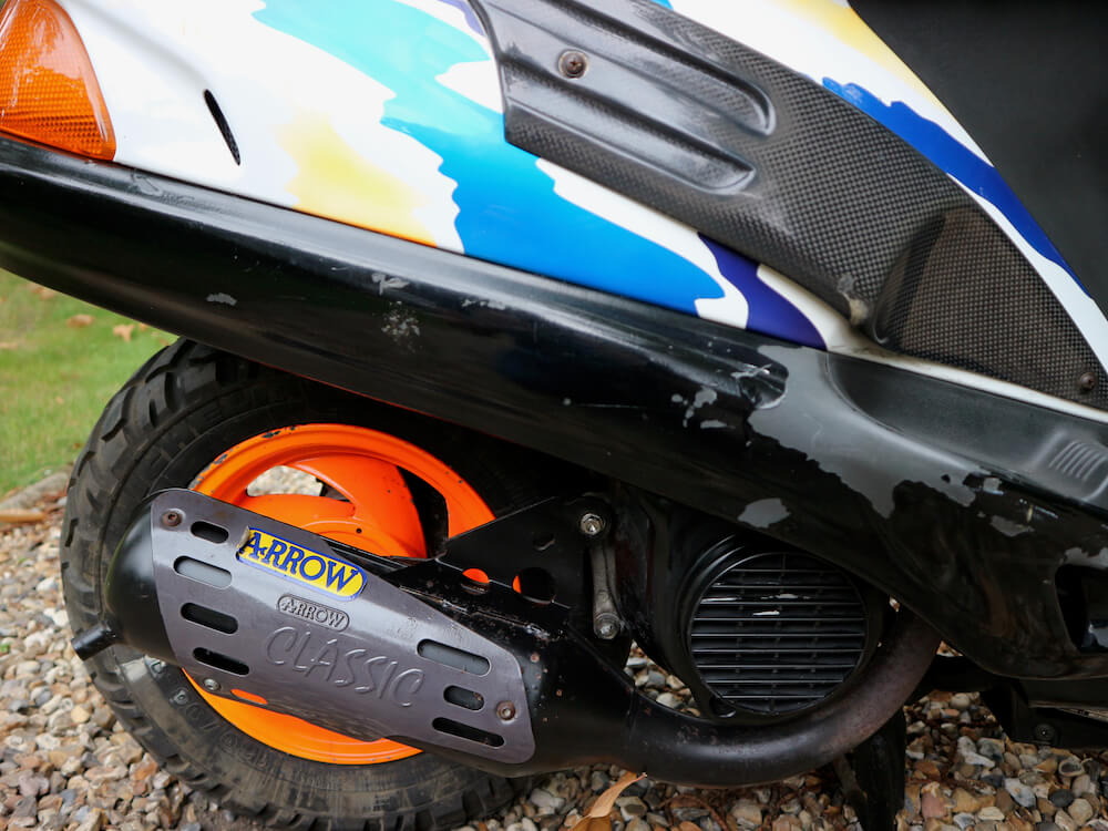 Ex-Mick Doohan Honda SJ50 Bali paddock scooter
