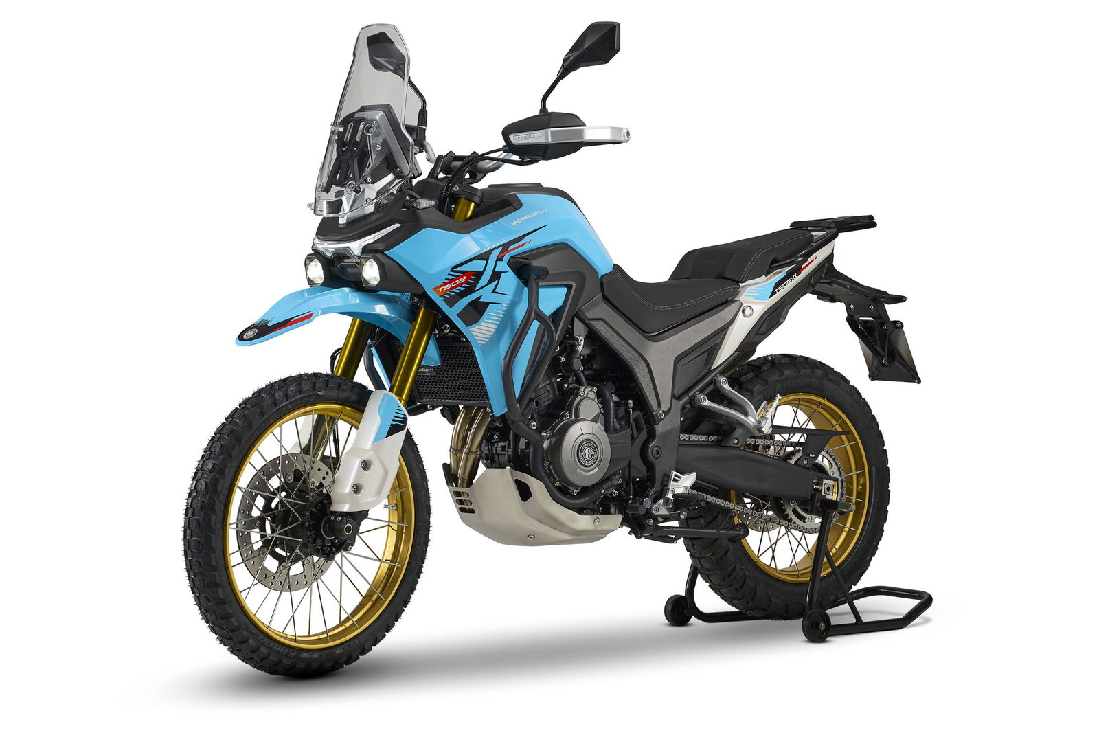 Morbidelli's all-new T502XR in blue and black