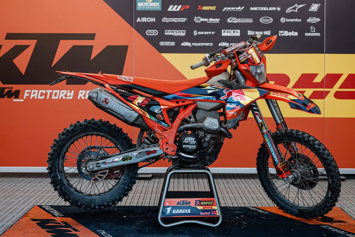 KTM off-road race bike