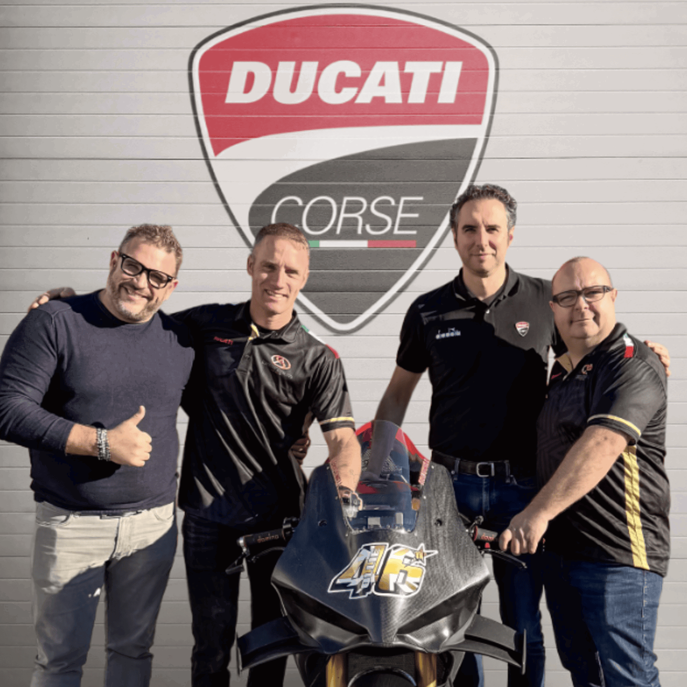Tommy Bridewell with the new Superbike Advocates Team