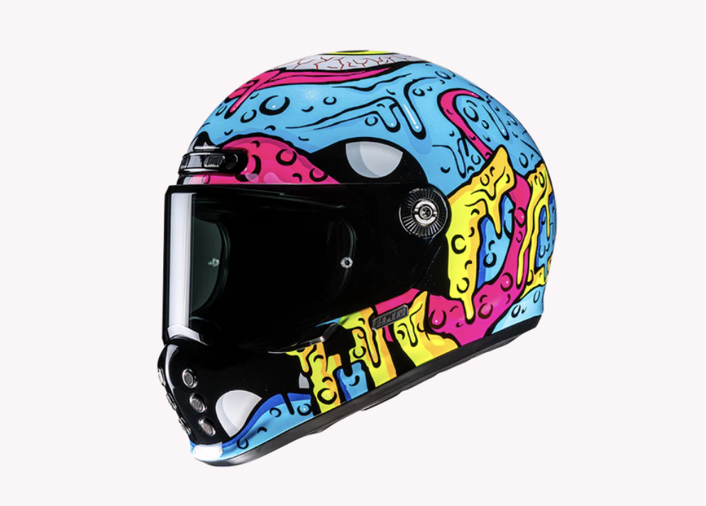 New HJC Squeeze helmet design