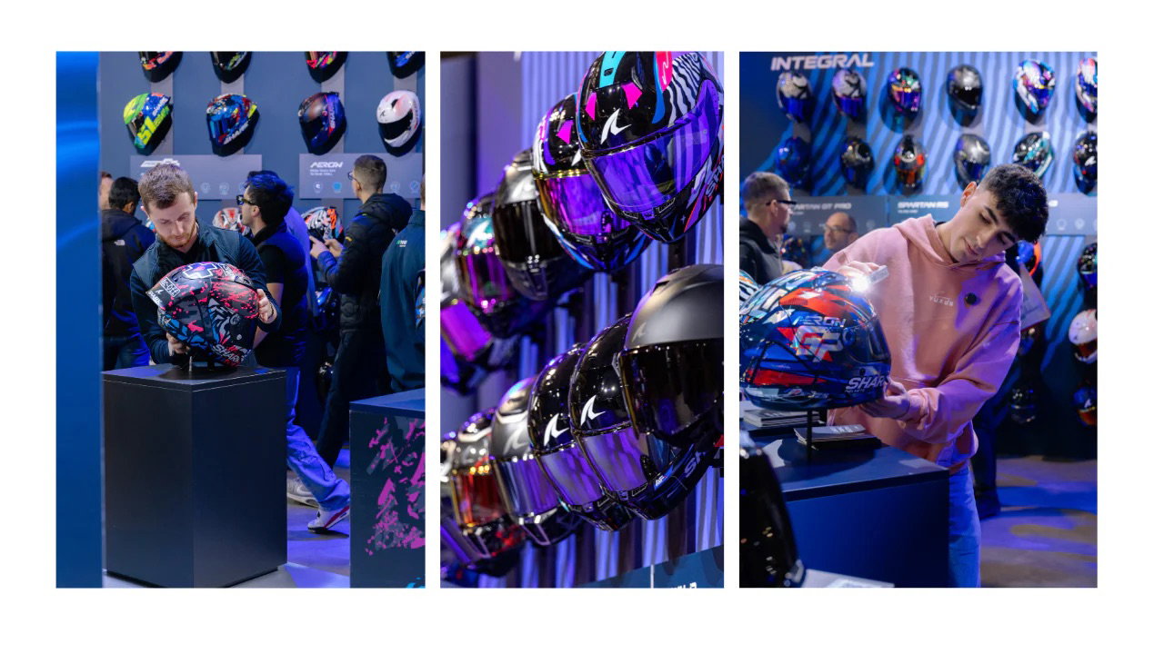 Some images of the Shark stand at EICMA
