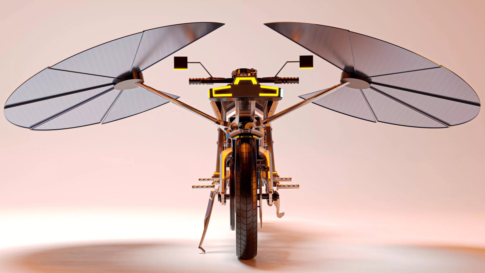 The SOLARIS solar-powered motorcycle