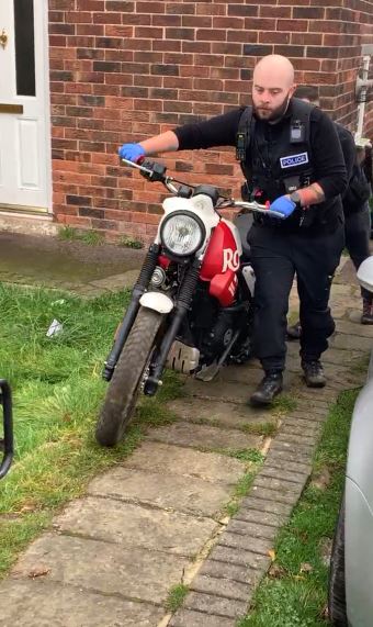 South Yorkshire Police seize motorbikes 