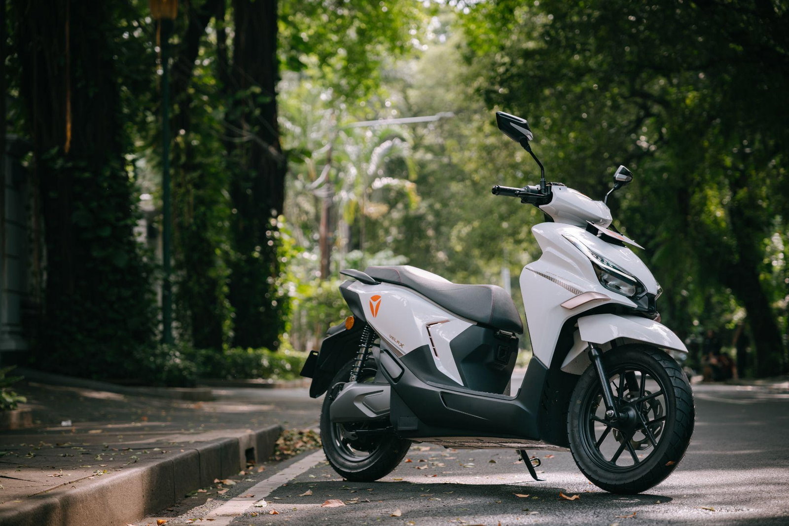 Yadea Velax scooter parked on the road