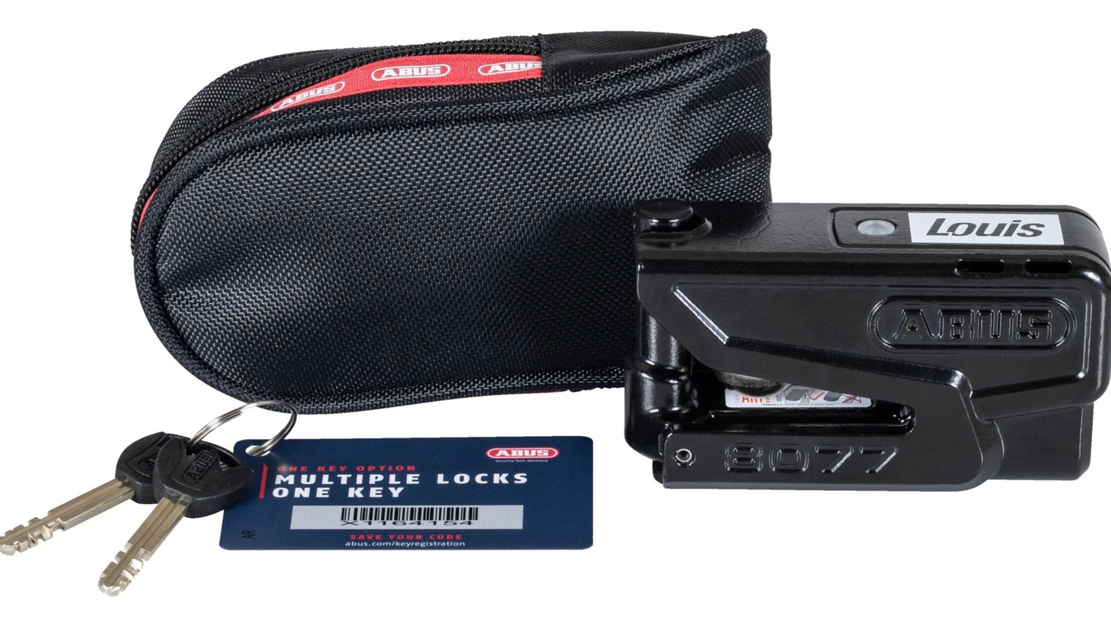 Louis Moto X Abus security disc lock alarm