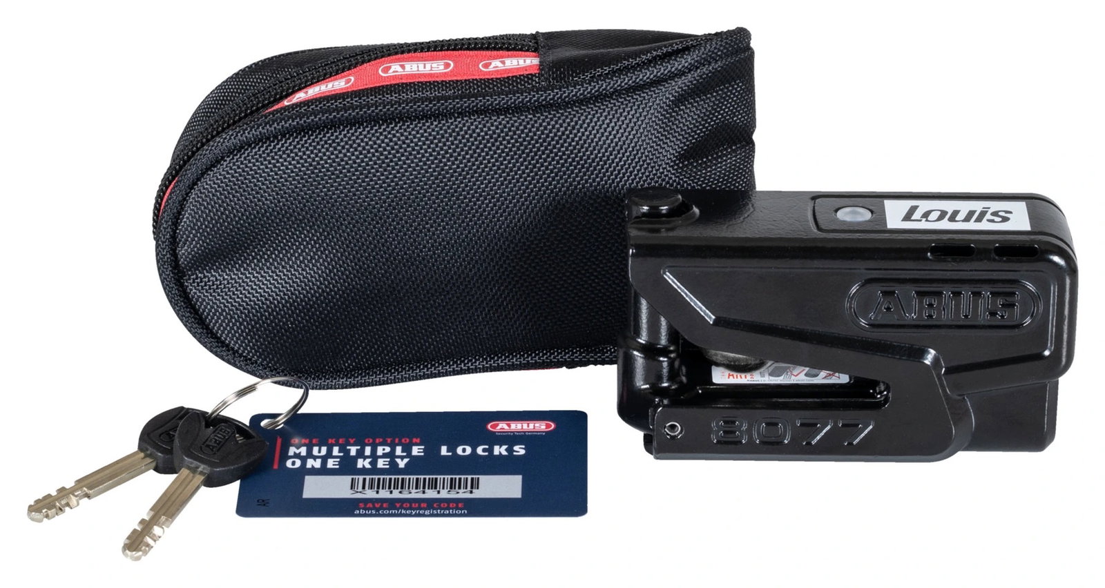 Louis Moto X Abus security disc lock alarm