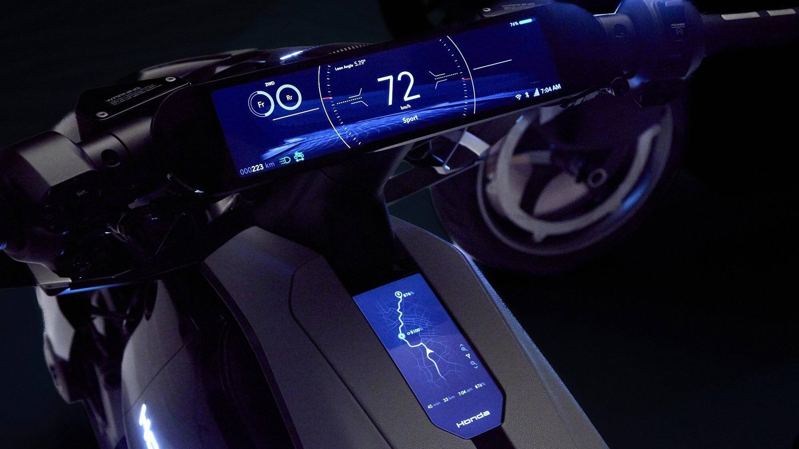 Honda EV Outlier Concept's wide dash screen