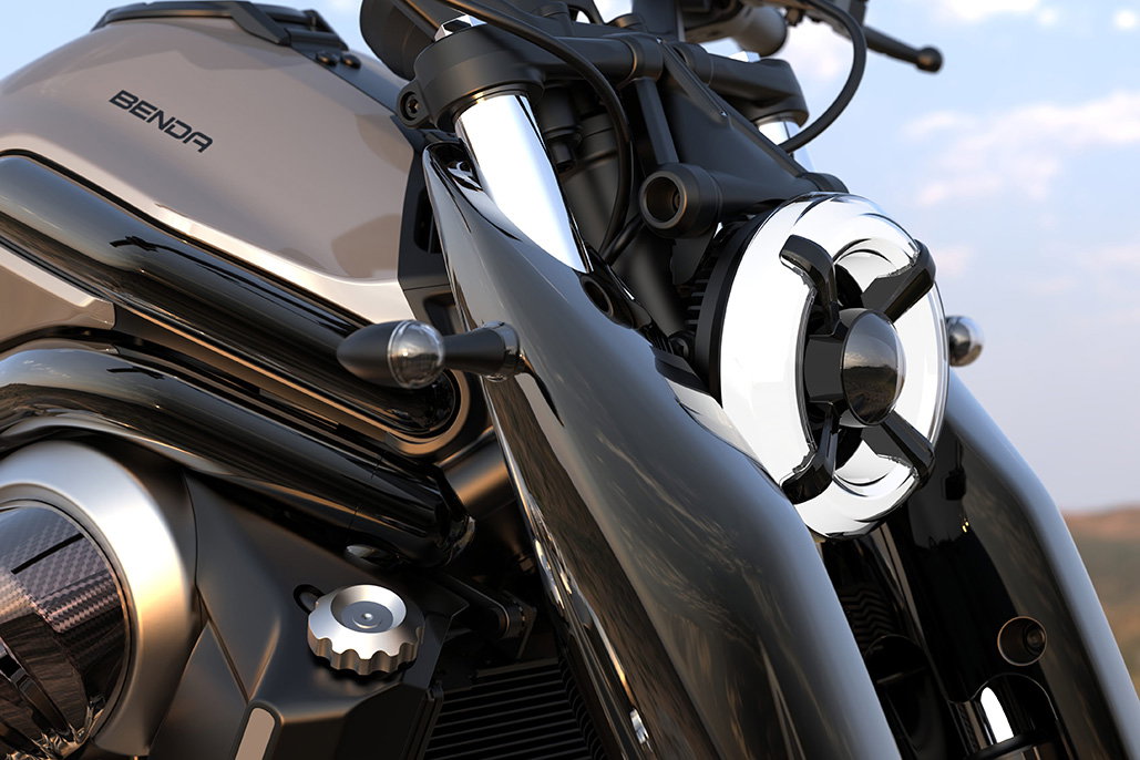 Benda P51 front headlight